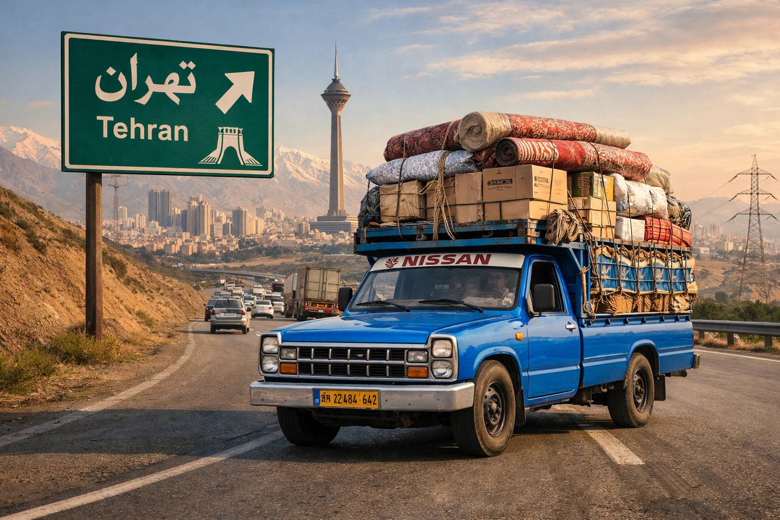 باربری از شهرستان به تهران